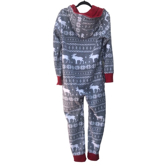 Tipsy Elves Women’s Grey Moose Jumpsuit size Small - Picture 11 of 16